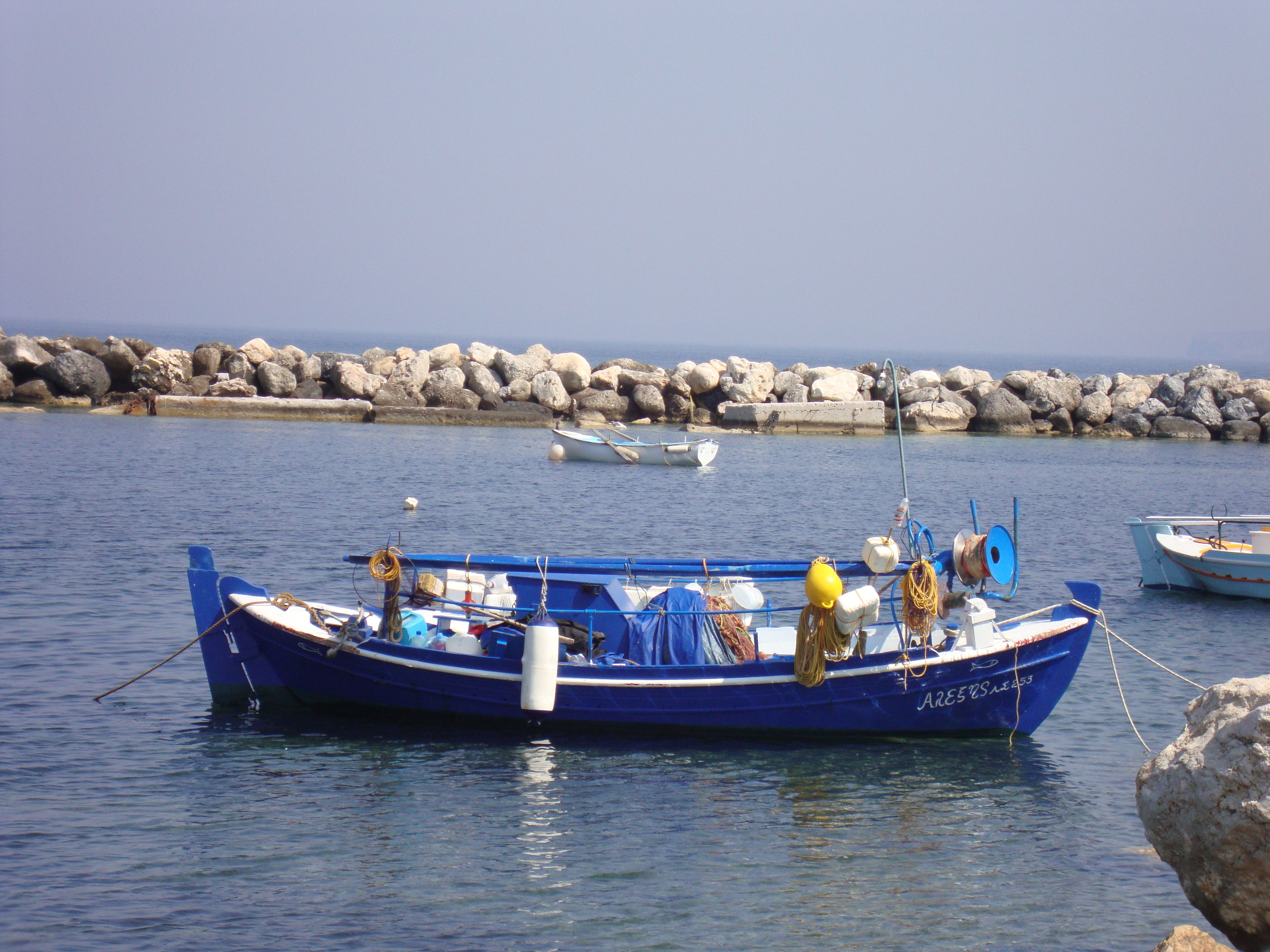 Monday Morning Blues – Fishing Boat in Skyros, Greece