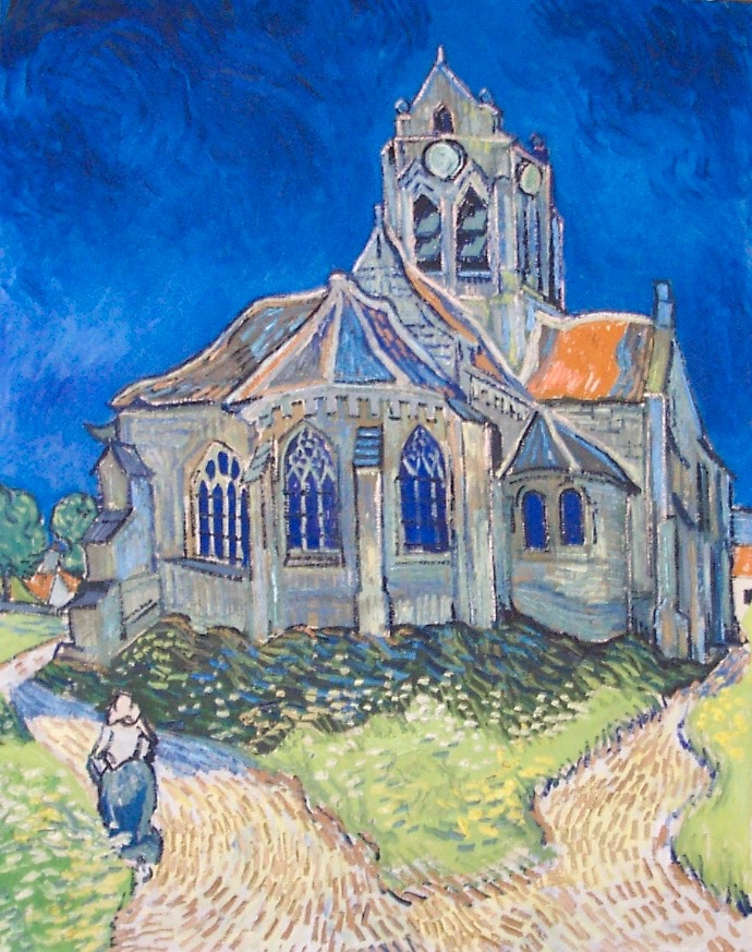 Monday Morning Blues – Painting of the Church at Auvers, Musée
d’Orsay, Paris