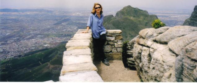 Rania Table Mountain on top