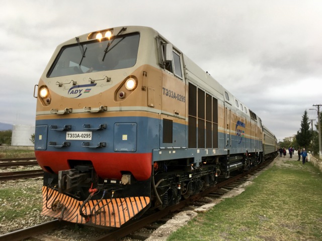 Locomotive, Sheki, Azerbaijan. Wilburstravels.com